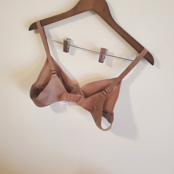 SPANX lightweight form fitting comfort bra size large brown sheer wired - Picture 7 of 9